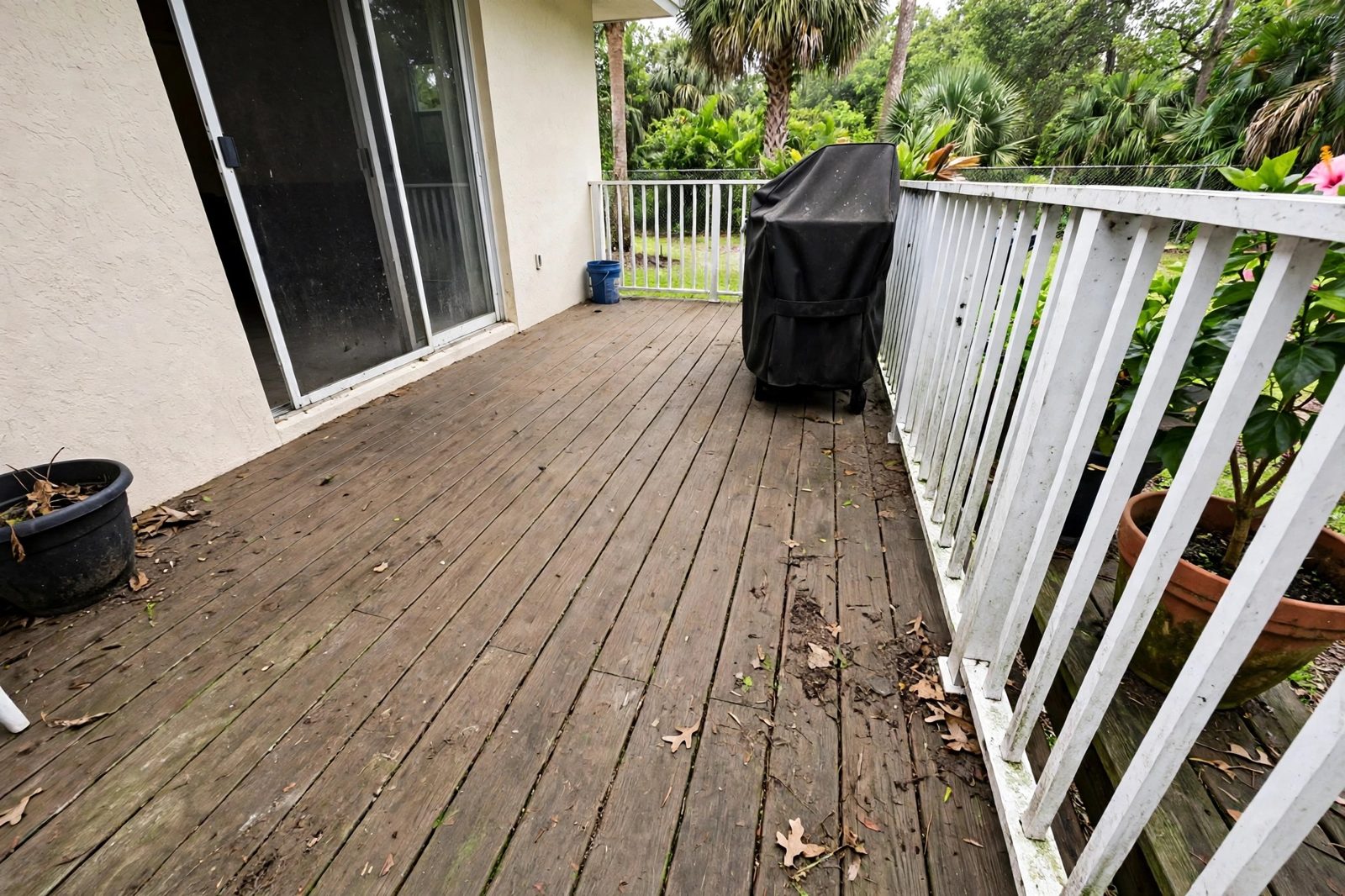 Decks & Outdoor Spaces before cleaning